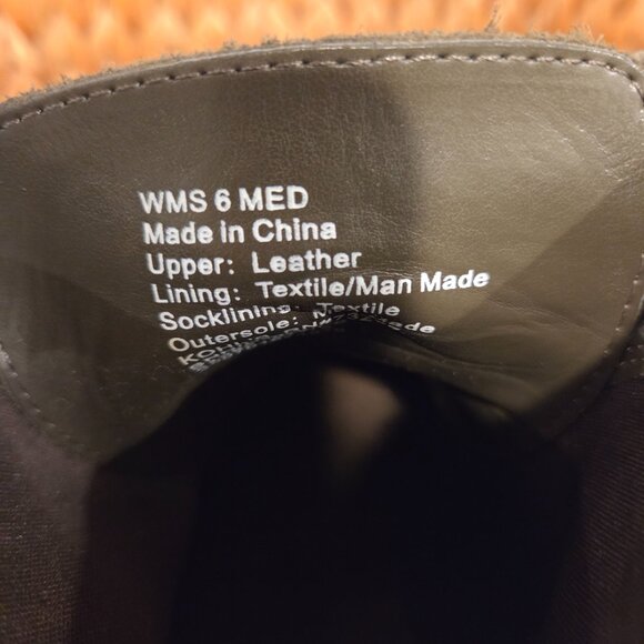 Olive Green Faux Suede Boots - Picture 4 of 5